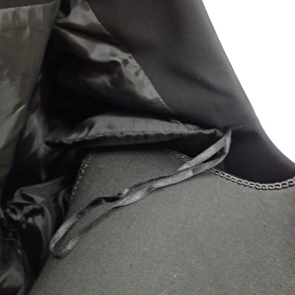 Jacqueline Ferrar Crop Style Black Jacket  Size 10 - Picture 6 of 8